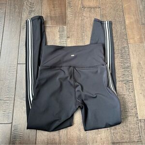 Marika Yoga Pants Leggings Black Striped Sides S